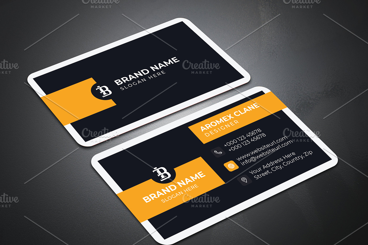 Red Business Card Template, a Business Card Template by saifulbranding (Photo 2 of 3)
