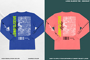 Long Sleeve Tee - Mockup, a Shirt Mockup by DaldSgh (Thumbnail 6 of 11)