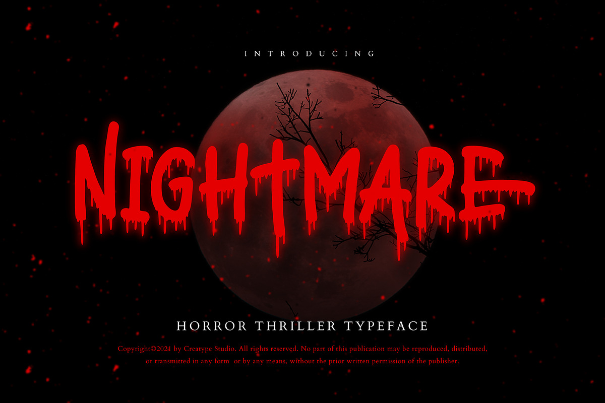 Nightmare Thriller Business Font, a Font by Creatype Studio (Photo 1 of 9)