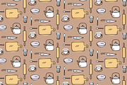 Funny kitchen patterns, a Pattern Graphic by Lyolya Profitrolya (Thumbnail 3 of 4)