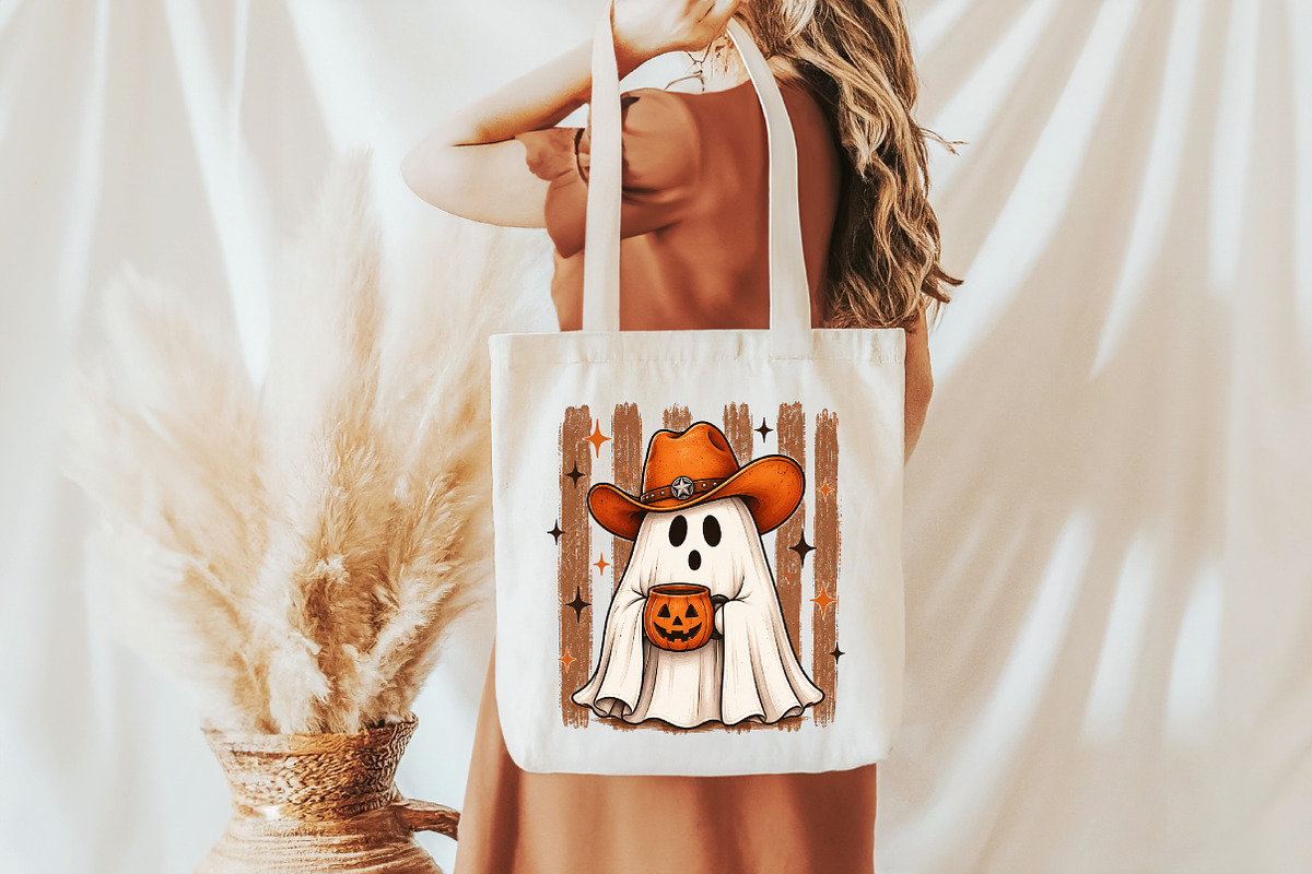 Howdy Halloween Ghost PNG, a Seasonal Illustration by designcity5 (Photo 3 of 4)