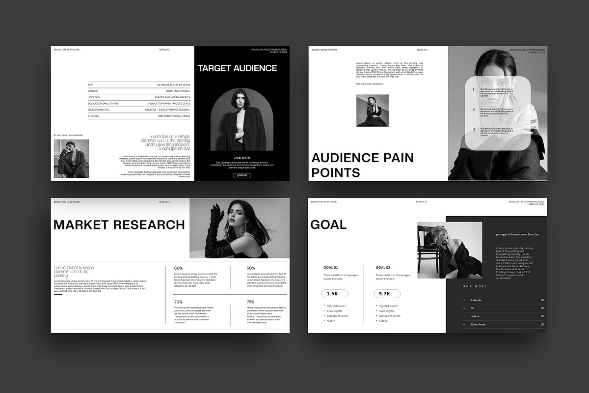 Brand Strategy Presentation Template, a Presentation Template by Alvi-Studio (Photo 4 of 8)