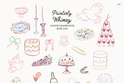 Painterly Whimsy Summer Party Icons, an Illustration by SunnyAfternoons (Thumbnail 6 of 13)