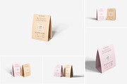 Table Tent Mockup, a Packaging Mockup by Indah (Thumbnail 1 of 6)