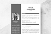 Tone Resume Template + Cover Letter, a Resume Template by Made By Hamilton (Thumbnail 1 of 4)