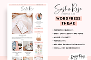 Wordpress Blog Theme - Sasha Rose, a WordPress Template by Design Pixie (Thumbnail 2 of 9)