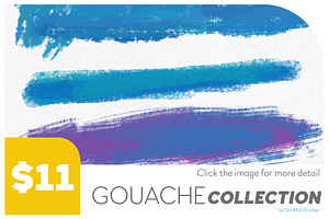 The Gouache Collection Brushes