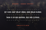 Midgard Eroded Display Typeface, a Sans Serif Font by alpercakici (Thumbnail 9 of 12)