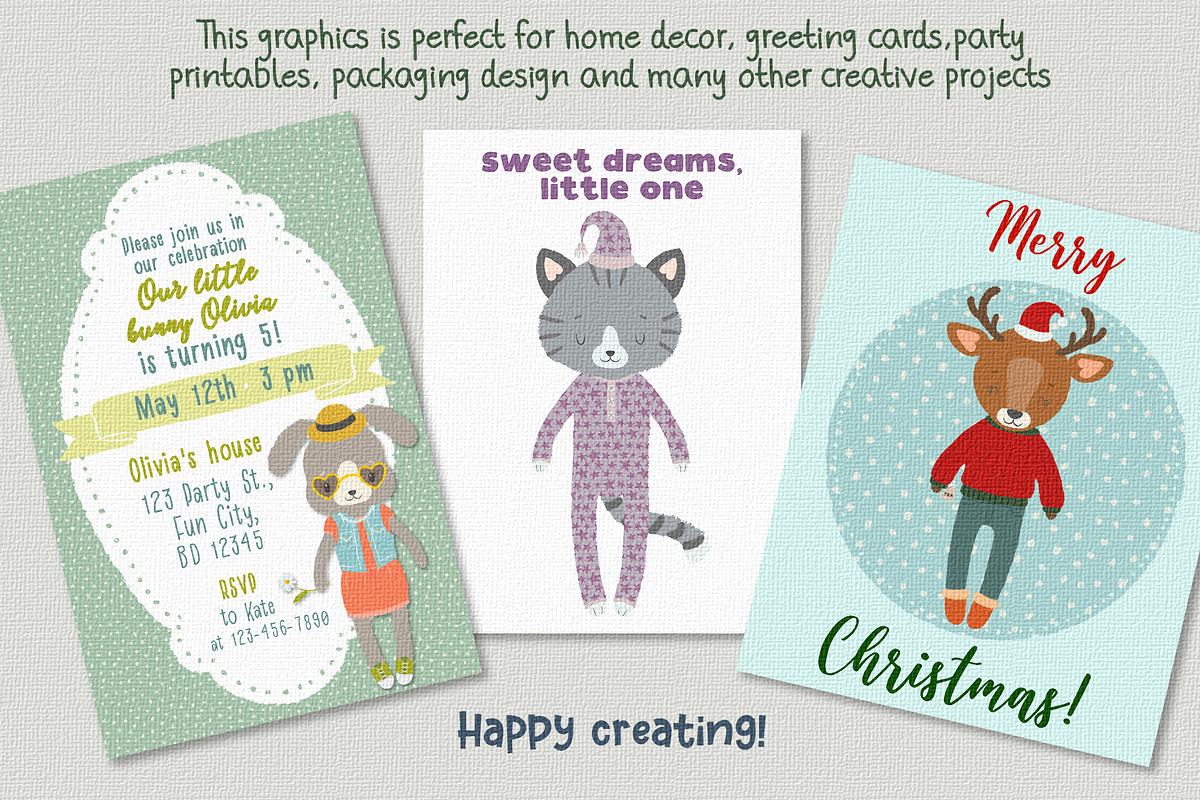 Animal character creator, an Object Graphic by Trinibis (Photo 8 of 8)