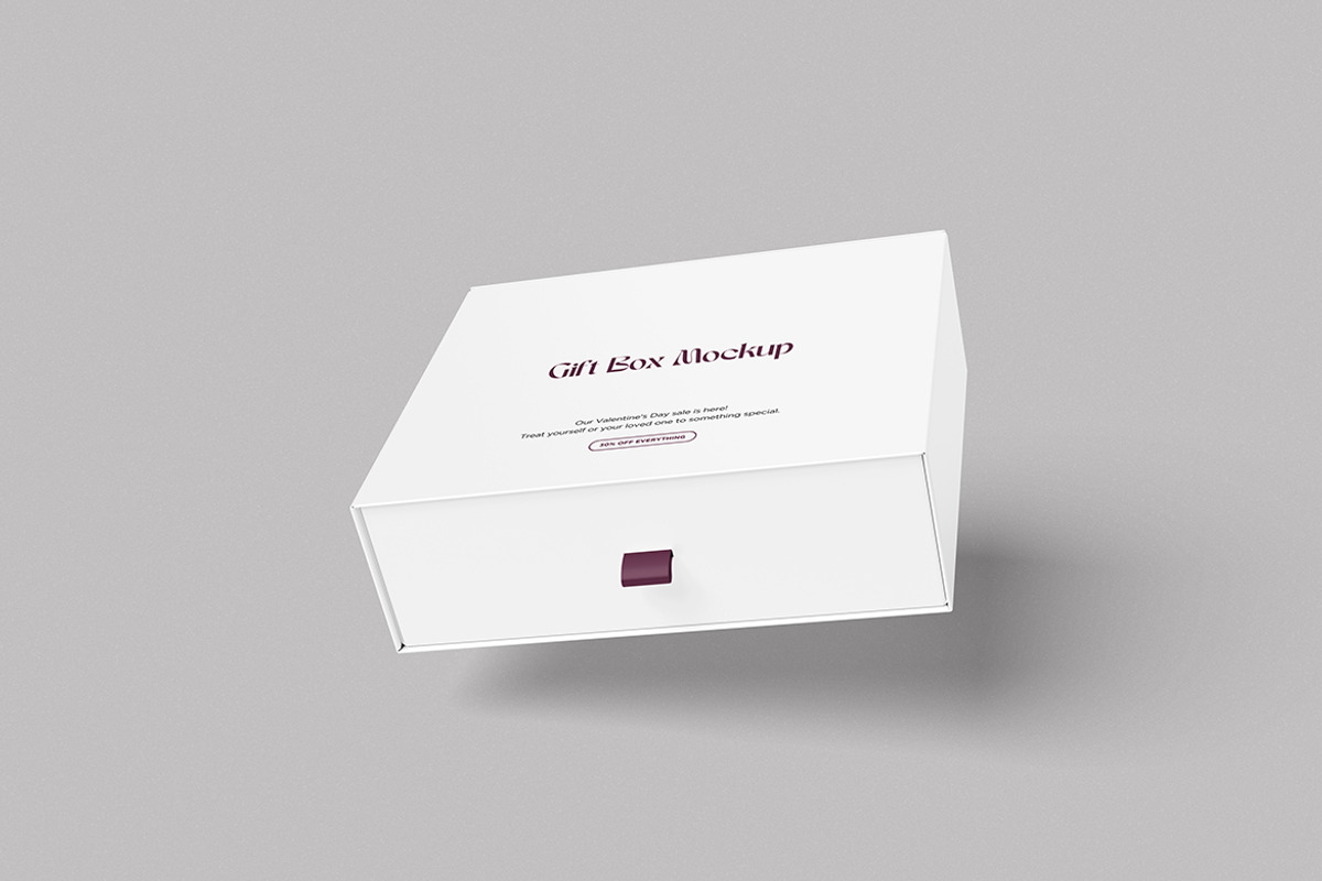 High-Quality Gift Box Mockup, an Advertising Mockup by swsi-studio (Photo 5 of 5)
