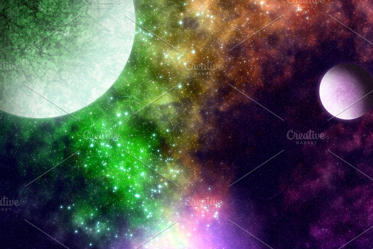 COSMOS Photoshop Action Set, an Action Add-On by GrafxFun (Photo 2 of 9)