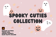 Spooky Cuties Collection, a Pattern Graphic by Ashlee Marie Design (Thumbnail 1 of 6)