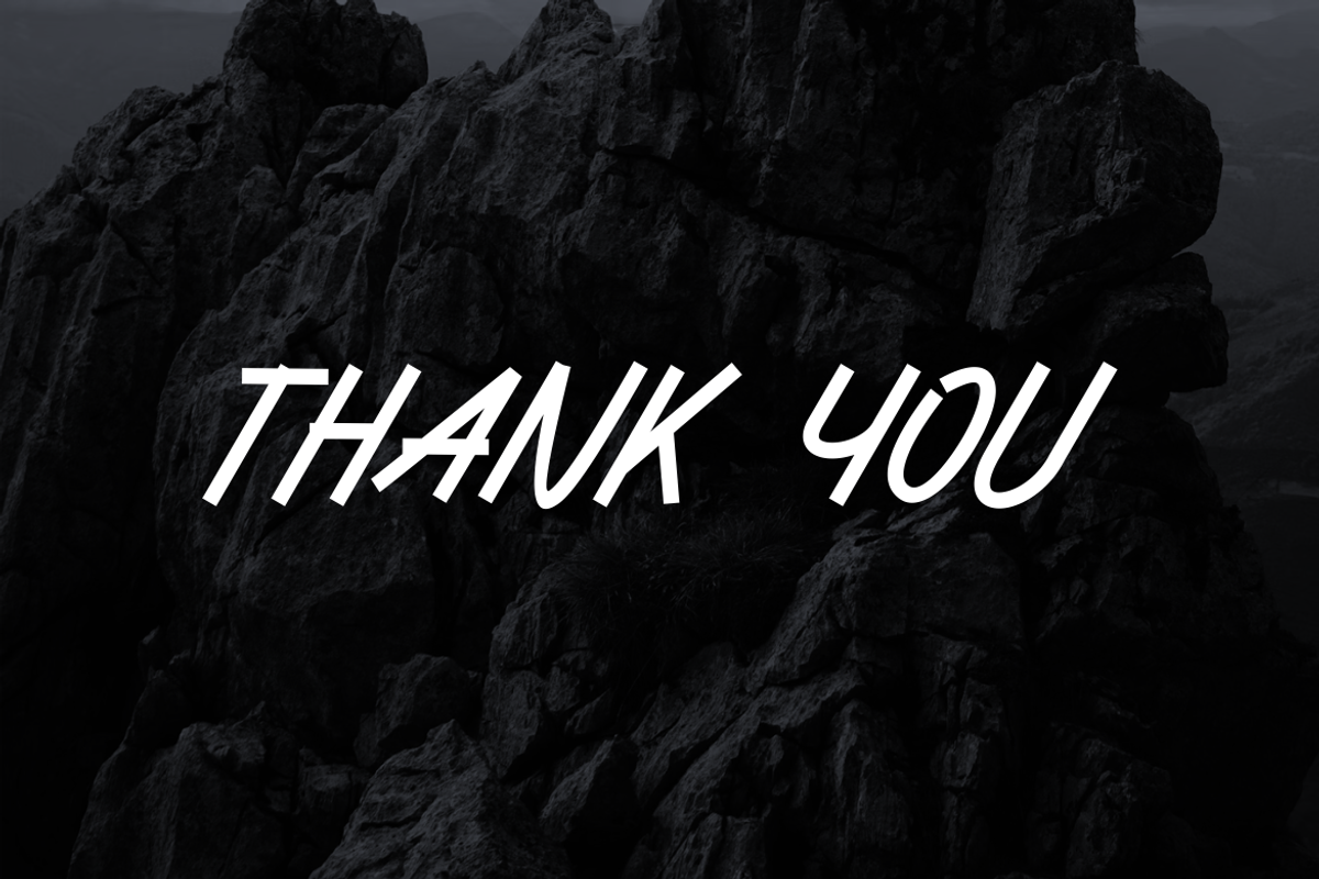 Block Runtham - Font, a Handwritten Font by artchiles_design (Photo 5 of 5)