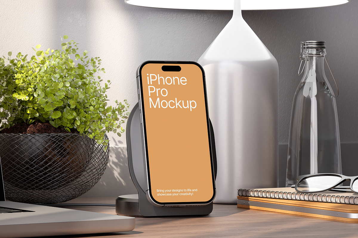 Workspace Device Mockup Set, a Mac Mockup by kavoon (Photo 2 of 4)