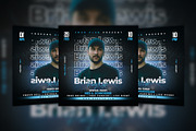 Electro Club Party Flyer, a Flyer Template by HasnainGFX (Thumbnail 1 of 2)