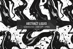 ABSTRACT LIQUID Seamless Pattern, a Pattern Graphic by AYAKA Studio Co.