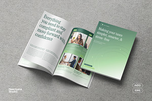 Green Tax Consultant Brochure, a Brochure Template by Neermana