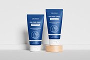 Face Wash Tube Mockup, a Packaging Mockup by GraphicWindow (Thumbnail 5 of 5)