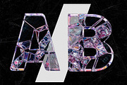 Fracture 3D Letters Set, an Object Graphic by Mio Buono (Thumbnail 5 of 7)