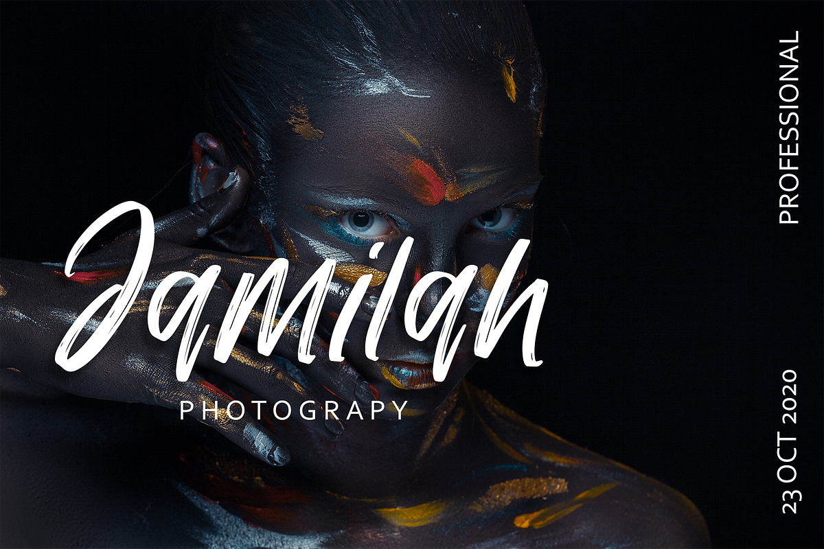 Brownie Brush Font, a Script Font by Formatika Studio (Photo 5 of 6)