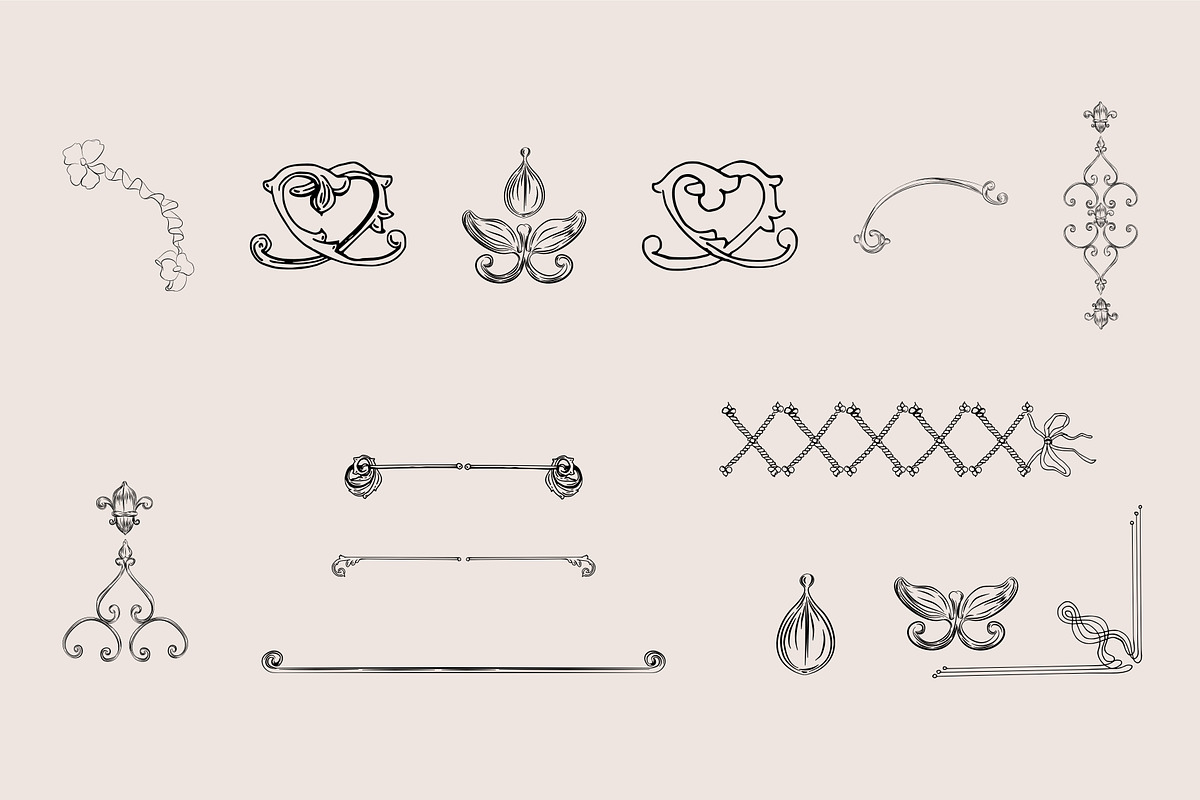 Vintage Frames SVG Clipart PNG, a Decorative Illustration by Anada Arty (Photo 16 of 18)