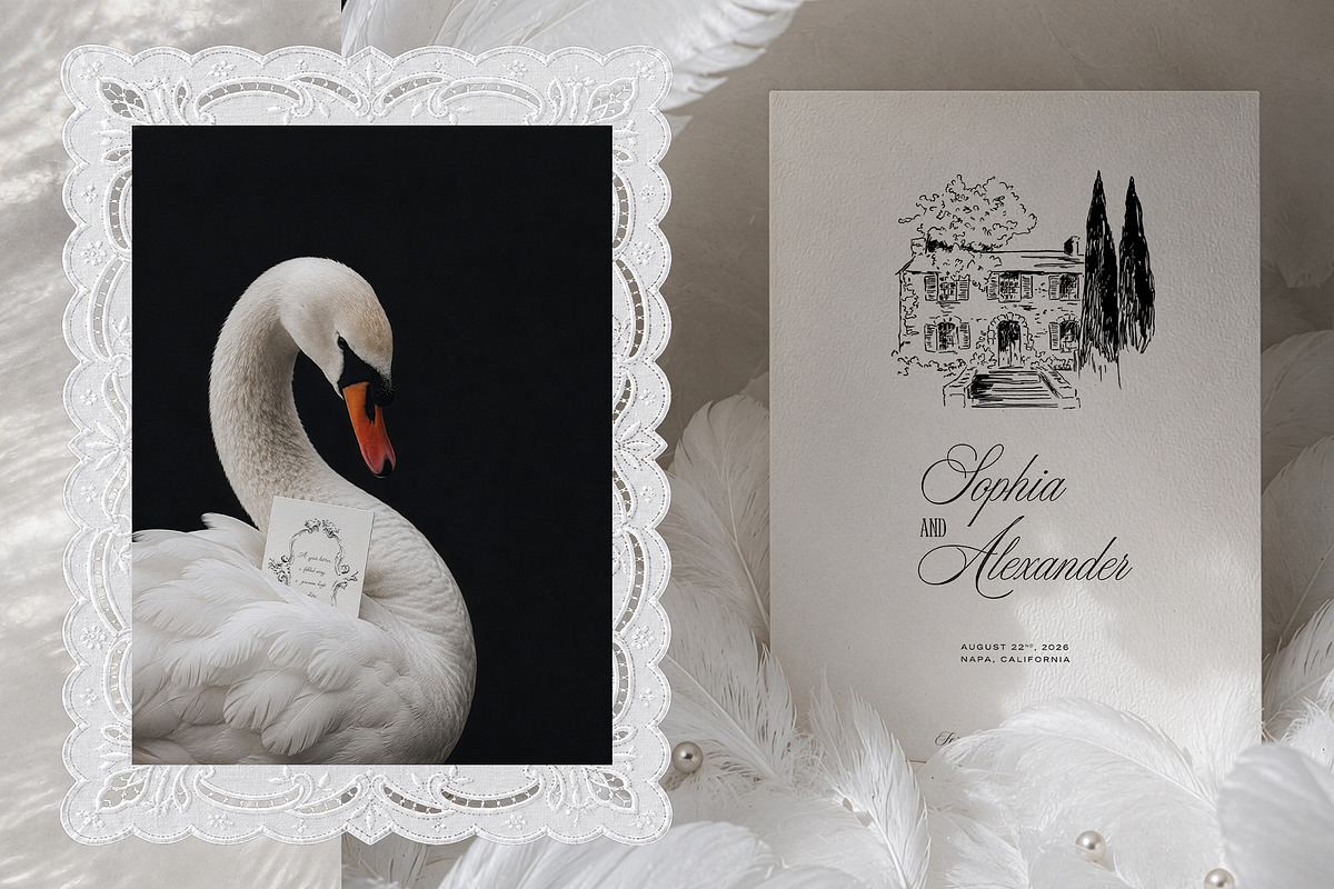 Swan Nocturne Editorial Mockups, an Advertising Mockup by Muse Mockups (Photo 11 of 12)