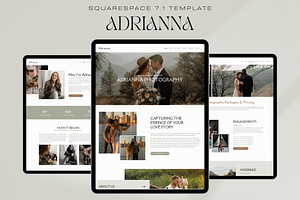 Squarespace Template: Adrianna