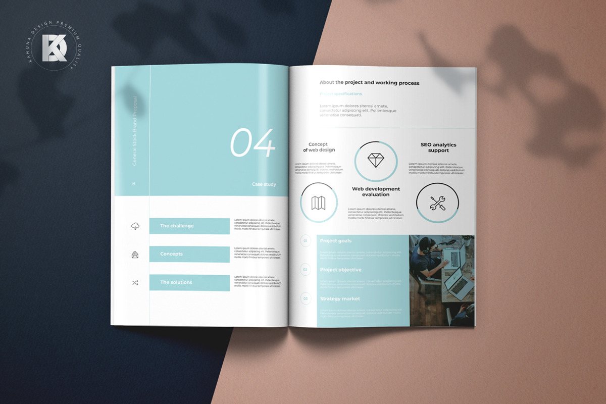 Brand Proposal, a Stationery Template by Kahuna Design (Photo 4 of 10)
