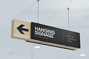 Hanging Sign Mockup - Metal Frame, an Advertising Mockup by graphicsauce (Thumbnail 3 of 4)