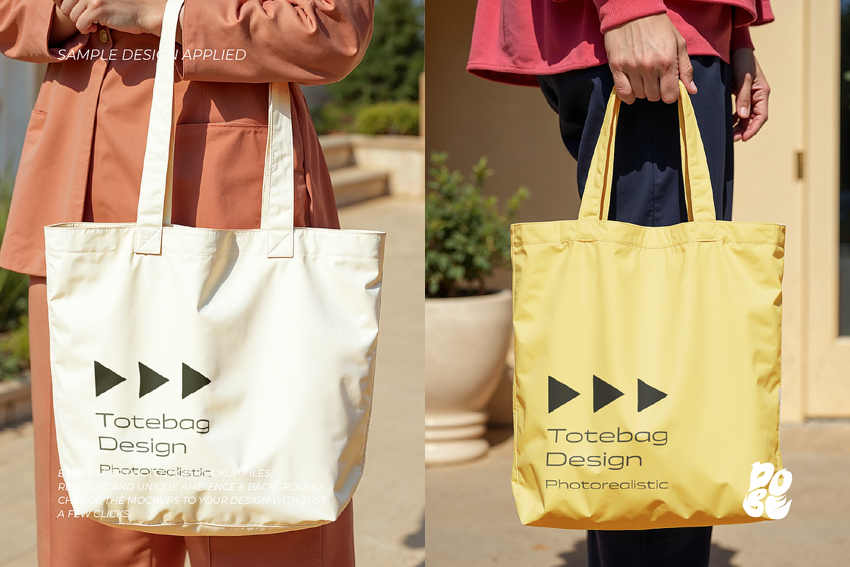 Paperbaggy Mockup Set - Vol 7, a Merchandise Mockup by DOBE Studio (Photo 4 of 4)