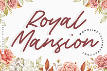 Royal Mansion - Monoline Font