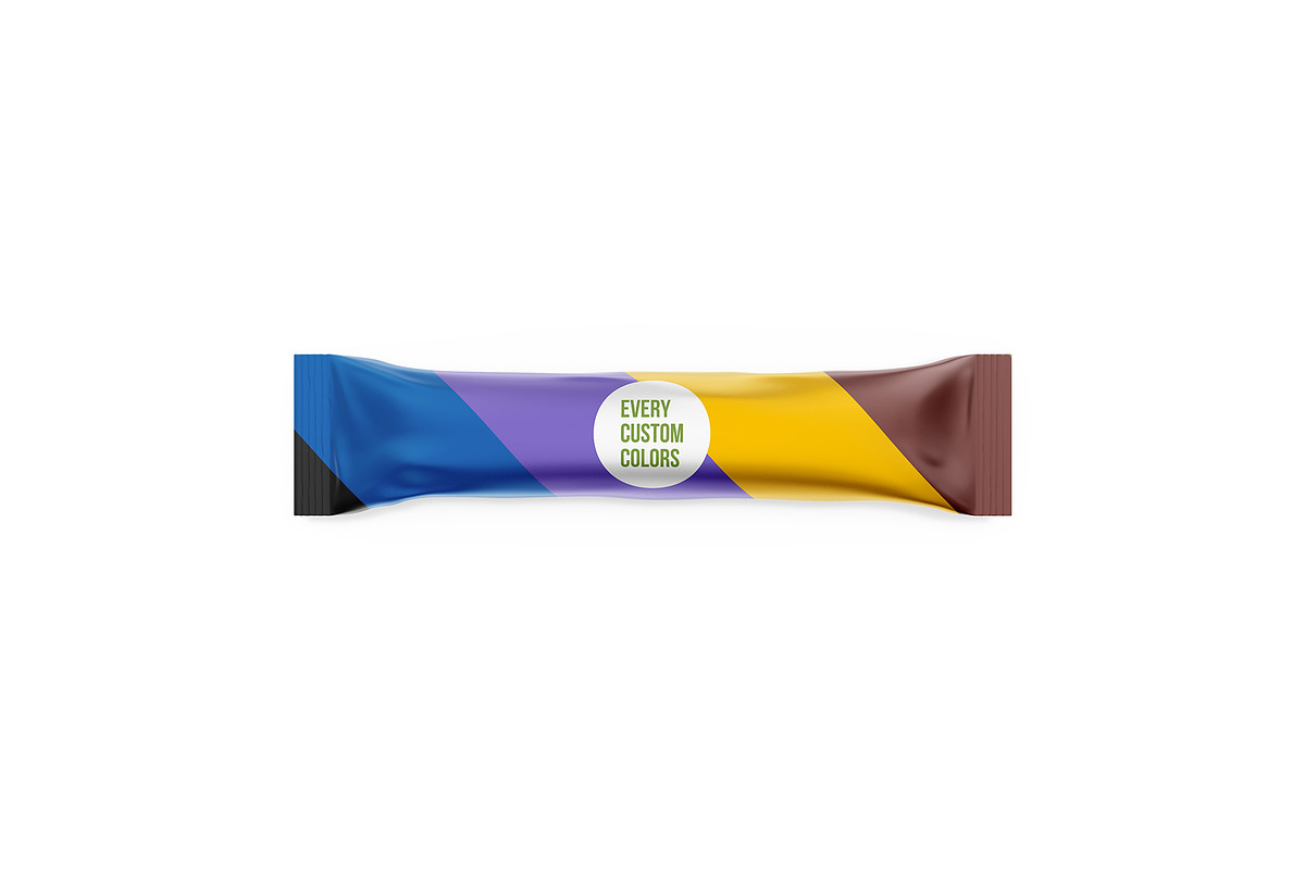 Stick Sachet Mockup. Coffee 3in1, a Packaging Mockup by easymock (Photo 6 of 8)