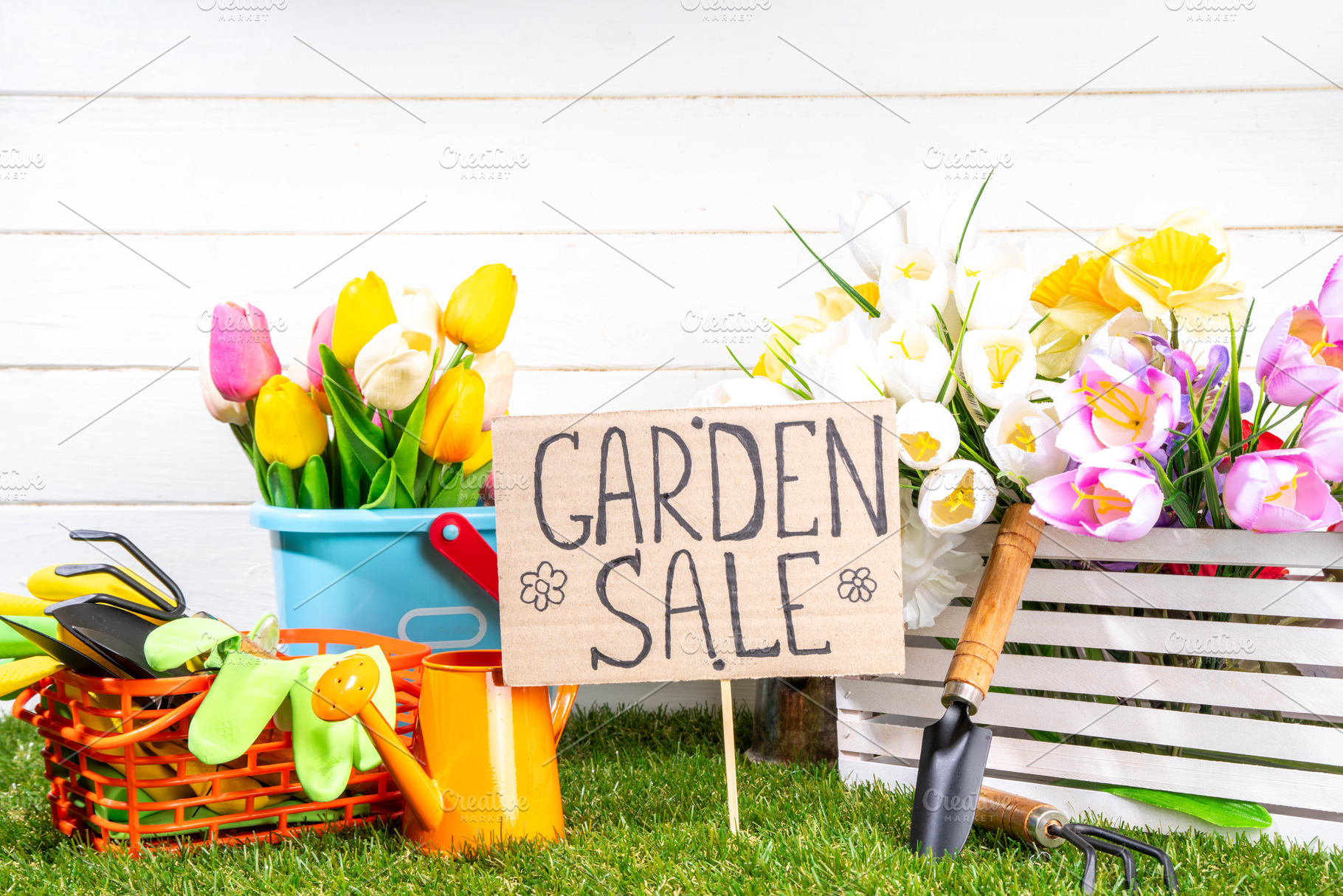 Spring Garden sale background, a Holiday Photo by Rimma
