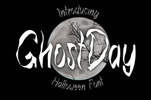 Ghost Day - Halloween Horror Font, a Font by NTC Graphic