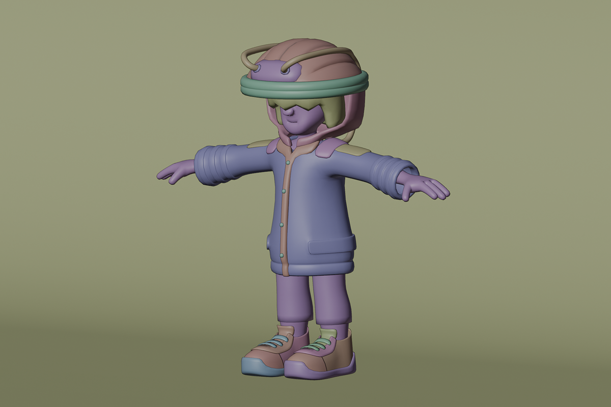 Cyber Tech 3D Character Pack, a Characters & Person 3D Model by Dudukbersama (Photo 9 of 9)