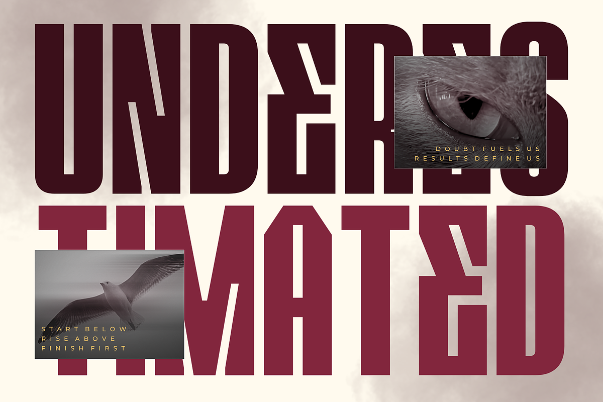 Ermago Display - Modern Extrude Logo, a Sans Serif Font by Nirmana Visual (Photo 7 of 14)