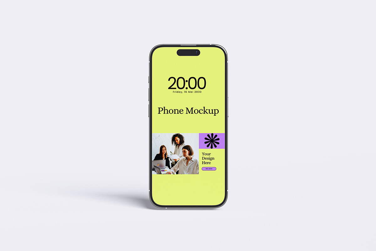iPhone Mockup, an iPhone Mockup by seramoe (Photo 2 of 5)