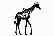 Giraffe Silhouette Vector design, an Illustration by Amazin_art (Thumbnail 8 of 21)