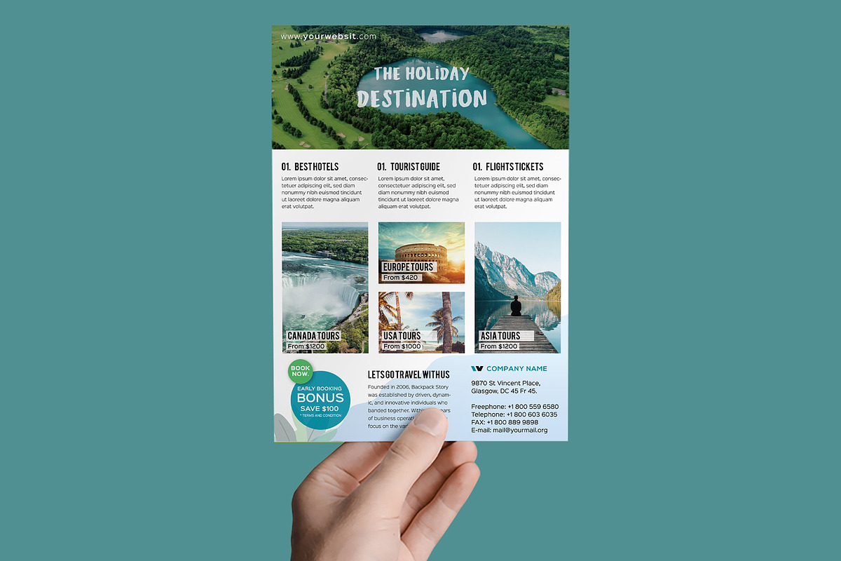 Travel Flyer, a Flyer Template by ideaz_sabbir (Photo 4 of 6)