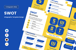 SWOT Diagram Slide for Pitch & Plann, a Work Illustration by twinstd
