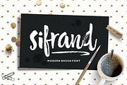 Sifrand Script, a Script Font by Areatype (Thumbnail 1 of 7)