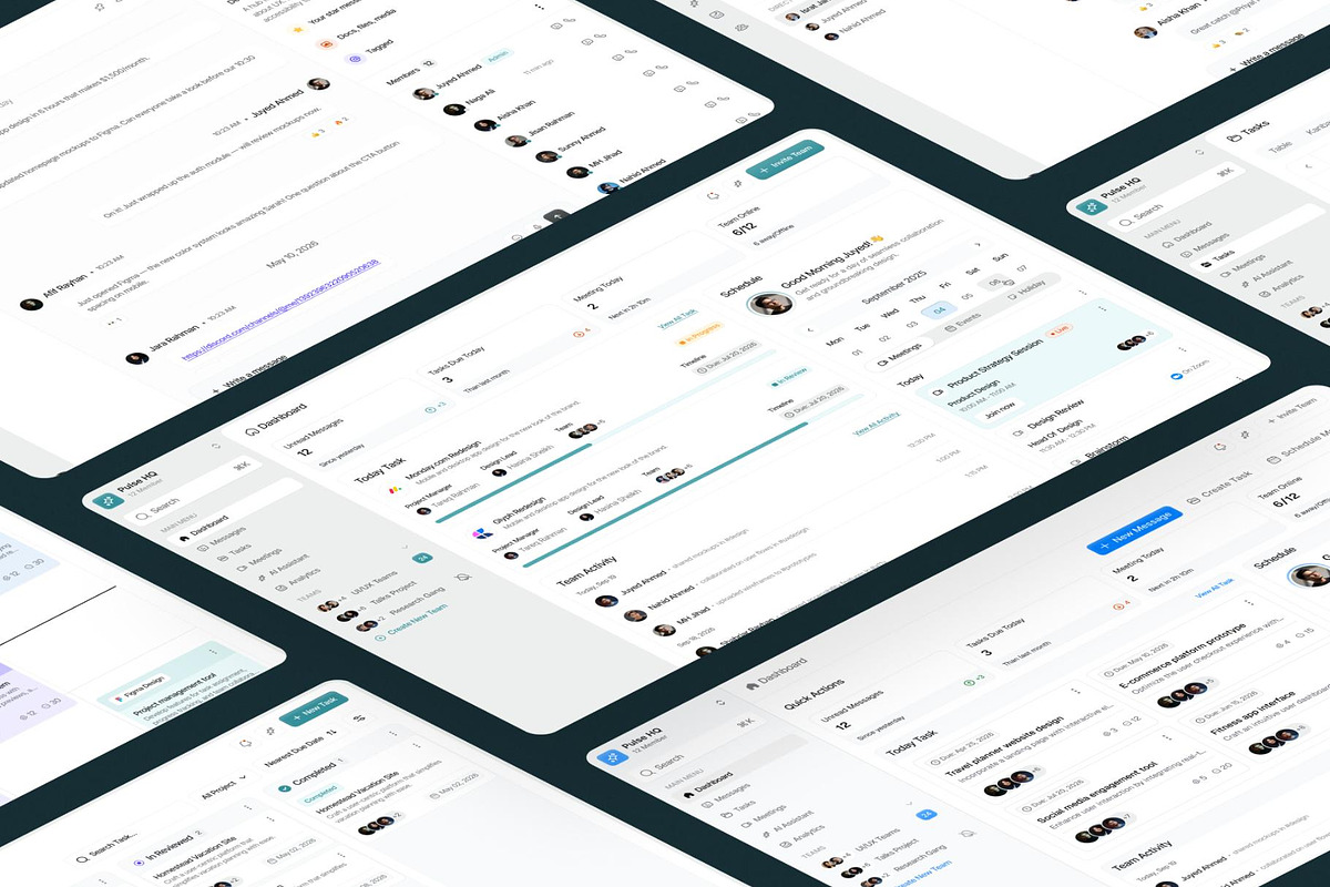 TeamCollaboration Project SaaS UIKit, an UI Kit Template by Creative Perspective (Photo 4 of 5)