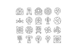 Cooling fans and ventilators, an Object Graphic by pikepicture