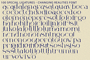 Changing Realities - Modern Serif, a Serif Font by 177Studio (Thumbnail 8 of 8)