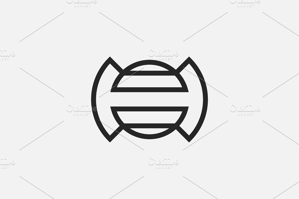 initial letter H sphere globe logo, a Branding & Logo Template by Rasagama Studio