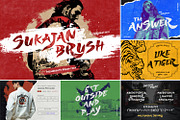 Japan Brush Style Font Bundle, a Handwritten Font by tkzgraphic (Thumbnail 3 of 15)