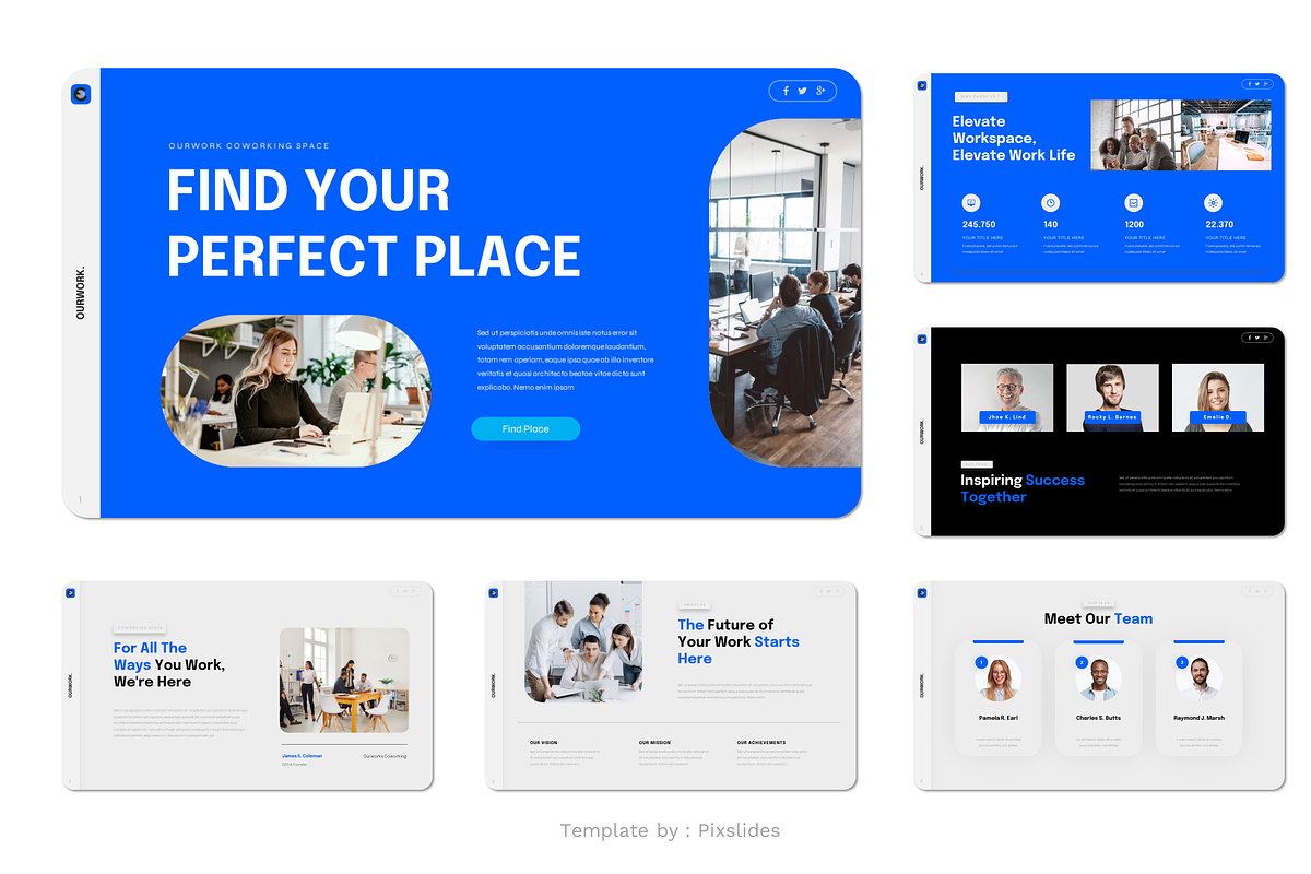 Coworking Space Keynote, a Presentation Template by Pixslides (Photo 2 of 6)