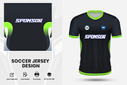 Soccer & Football Uniform Design, a Sport Illustration by samsulpassive (Thumbnail 3 of 4)