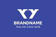 Letters YY Diamond Monogram Logo, a Branding & Logo Template by Pray Art Design Studio (Thumbnail 2 of 2)