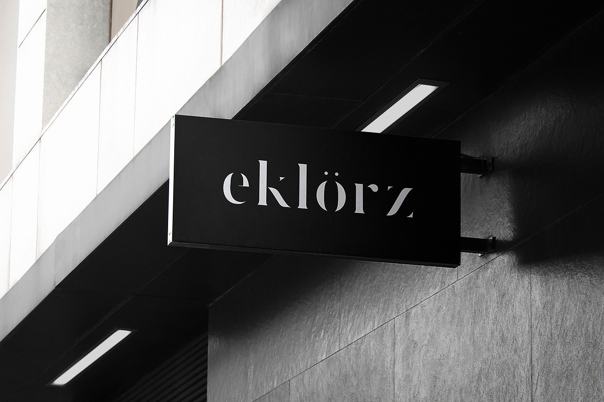Logo Mockup Black Hanging Sign, a Product Mockup by Asylab (Photo 1 of 5)